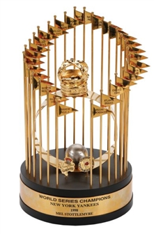1998 Mel Stottlemyre’s New York Yankees Personal World Series Trophy  (Stottlemyre LOA)
